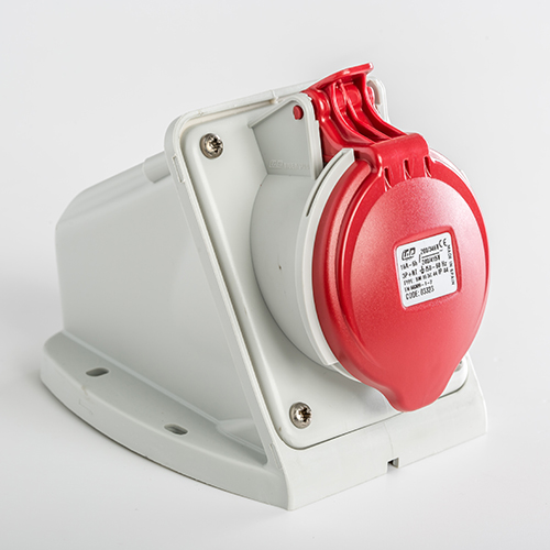 IDE electricity socket surface-mounted 3P+N+E 400V 16A IP44 red BM, 03323 cover photo