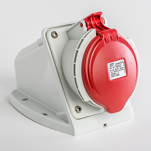 IDE electricity socket surface-mounted 3P+N+E 400V 32A IP44 red BM, 03326 cover photo