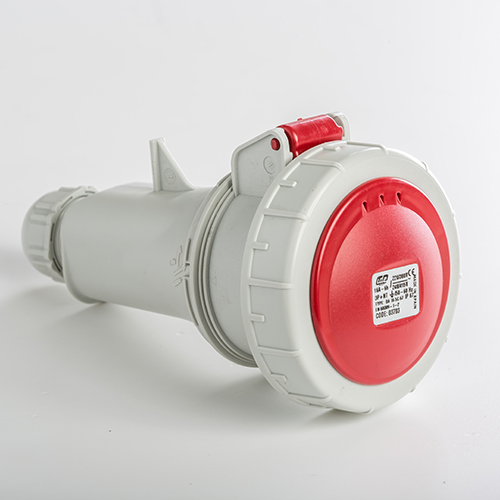 IDE electricity socket 3P+N+E 400V 16A IP67 red BA, 03703 cover photo