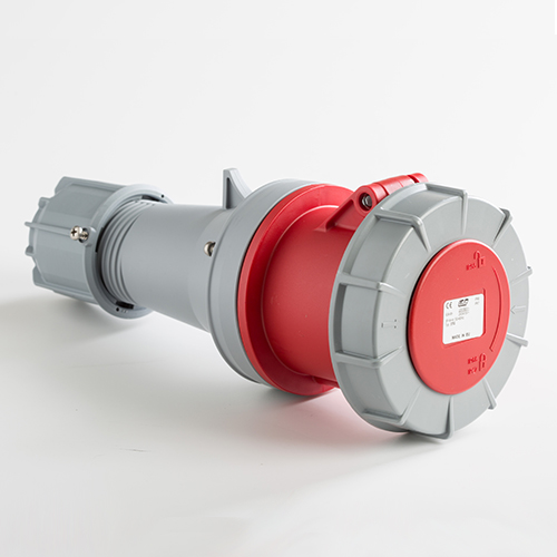 IDE electricity socket 3P+N+E 400V 63A IP67 red BA, 03753 cover photo