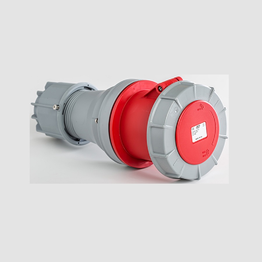 IDE electricity socket 3P+N+E 400V 125A IP67 red BA, 03756 cover photo
