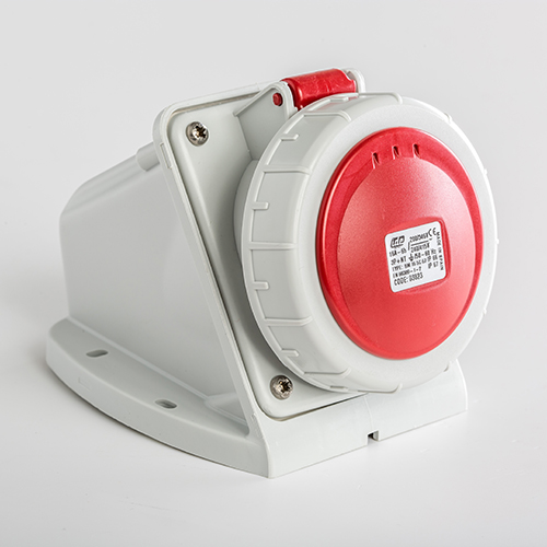 IDE electricity socket surface-mounted 3P+N+E 400V 16A IP67 red BM, 03823 cover photo