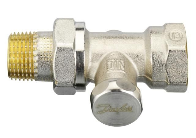 Danfoss connecting valve straight RLV-S15 Kvs2.2, 003L0124 cover photo