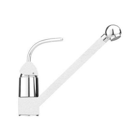 Franke BAT 830 kitchen water mixer, Chrome/ Fragranite White, 115.0007.432 cover photo