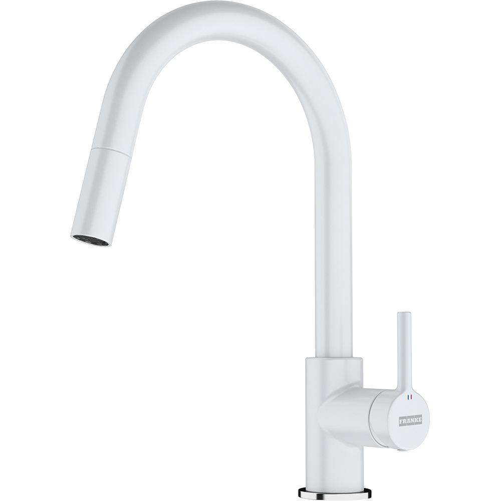 Franke LINA kitchen water mixer, Pull-out spray, White, 115.0626.081 cover photo