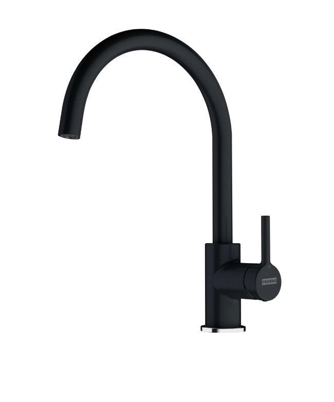 Franke LINA XL kitchen water mixer, fixed spray, Onyx, 115.0626.020 cover photo