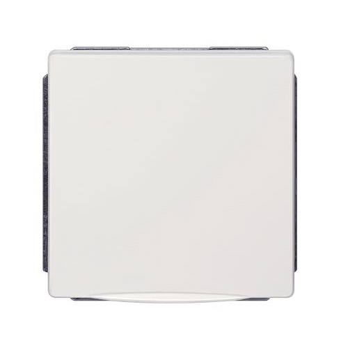 Siemens flush-mounted 1-slot electricity socket mechanism Delta Style, grounded, with cover, titan white, 5UB1852 cover photo