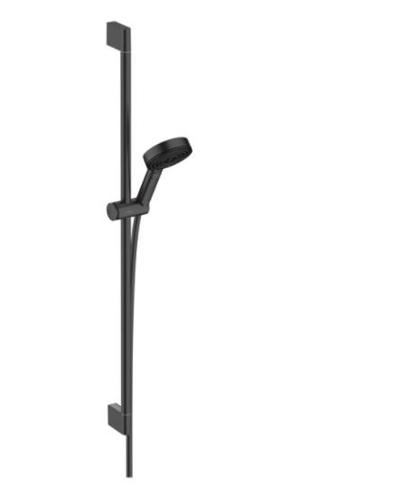 Hansgrohe hand shower set Pulsify Select 105 3jet Relaxation, 900mm, matt black, HG24170670 cover photo