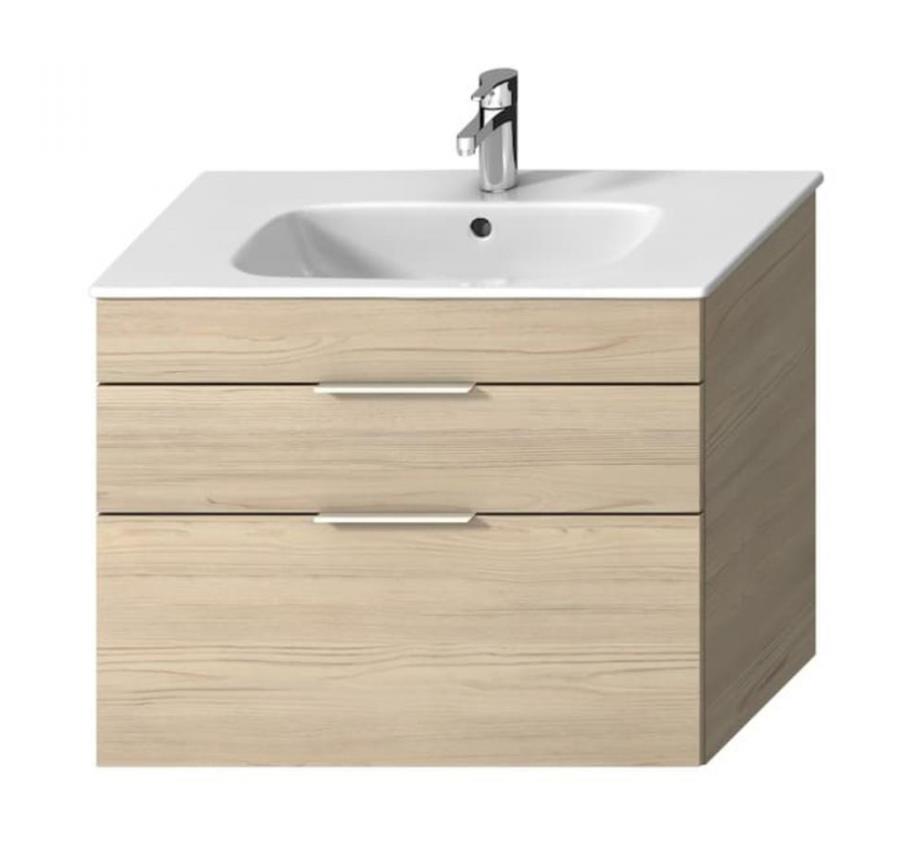Jika Deep by Jika WB 80, vanity unit, 2 drawers, ash, H41J6154025141 cover photo