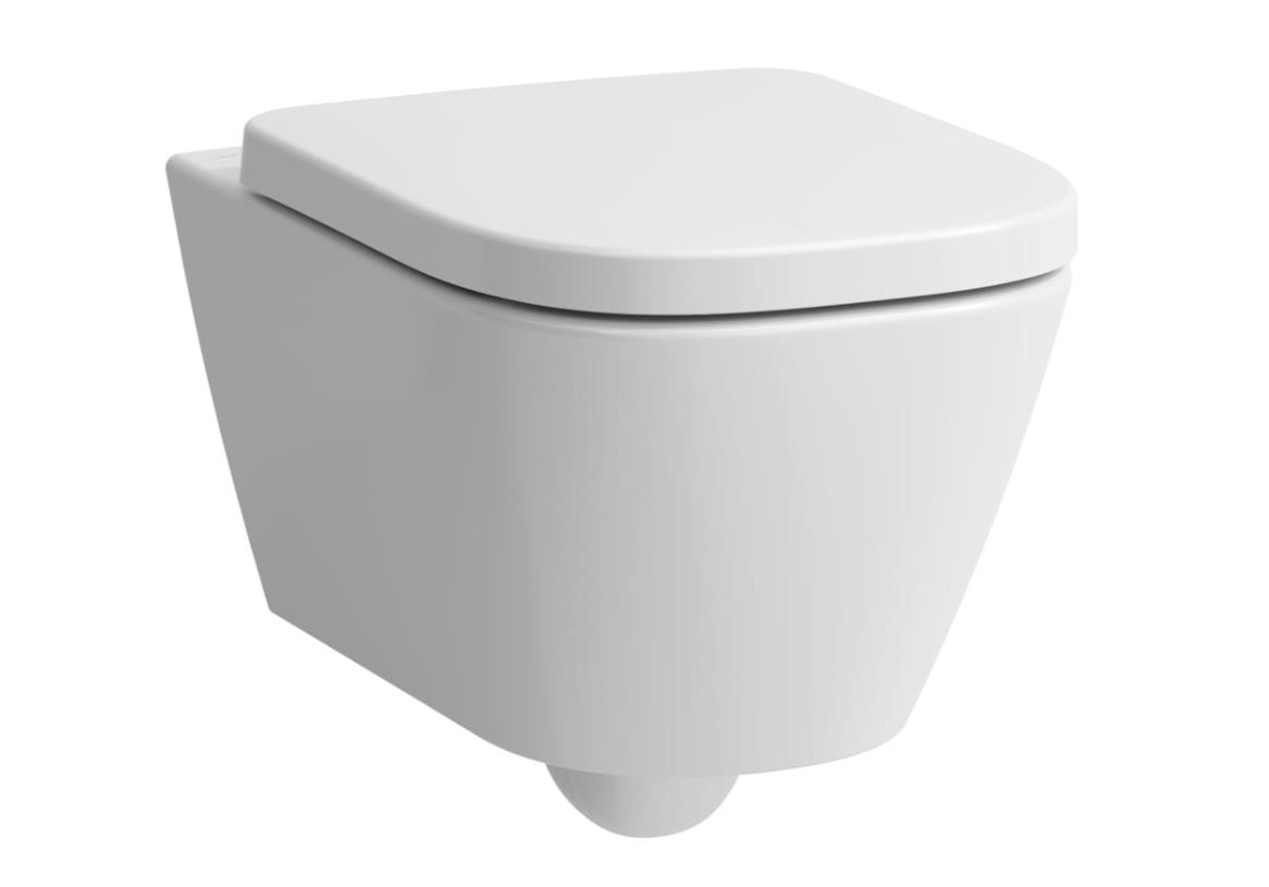 Laufen wall-hung WC Meda, Silent flush/'Rimless', without flushing rim, white, H8201100000001 cover photo