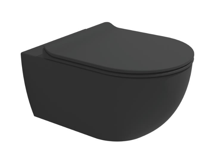 Flaminia WC App Goclean, wall mounted, carbone, AP118GCAR cover photo