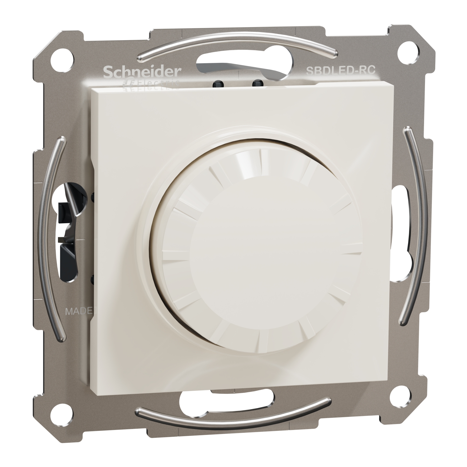 Schneider Electric light regulator flush-mounting mechanism 3-370W (LED 0–200W) beige Asfora, EPH6870123 cover photo