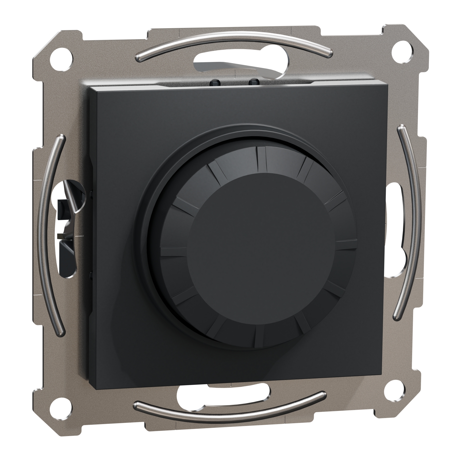 Schneider Electric light regulator flush-mounting mechanism 3-370W (LED 0–200W) anthracite Asfora, EPH6800171 cover photo