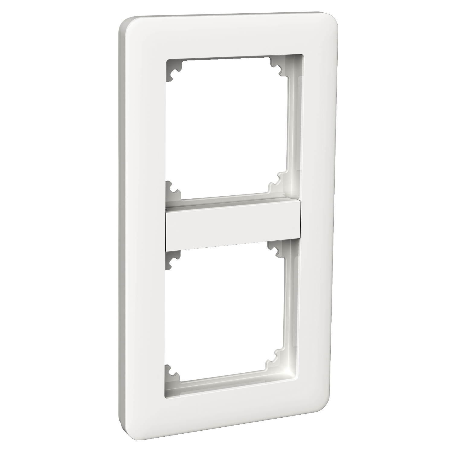Schneider Electric socket frame 2-slot white Exxact Primo, WDE002702 cover photo