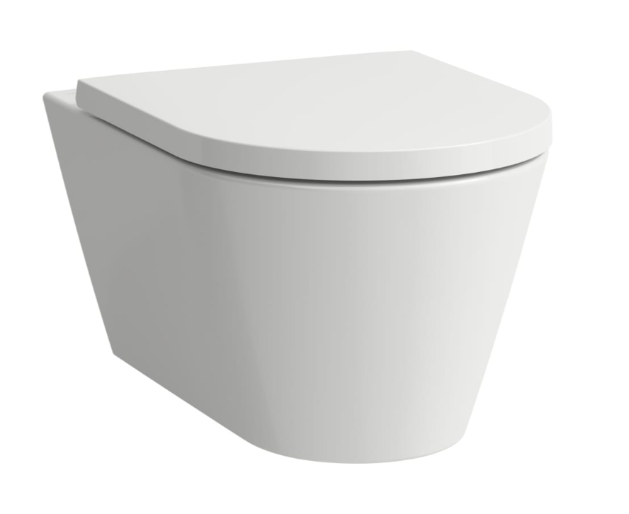 Laufen WC Kartell Rimless, wall mounted, 370x545mm, silent flush, white, H8213310000001 cover photo