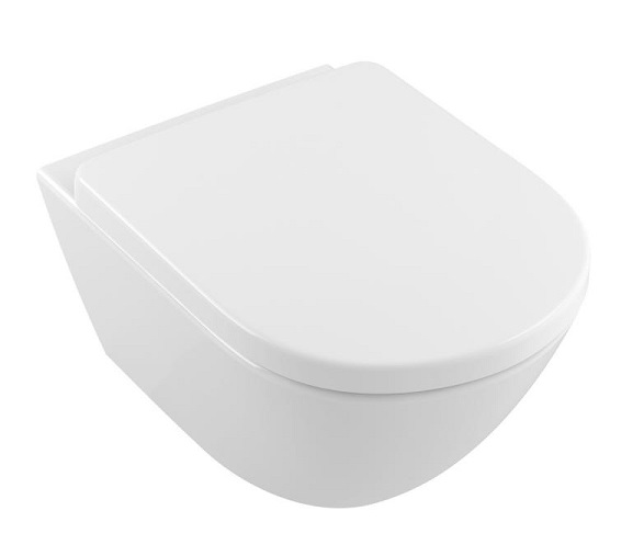 Villeroy & Boch WC Subway 2.0 Comfort Rimless, wall mounted, 410x580mm, SupraFix, white, 4609R001 cover photo