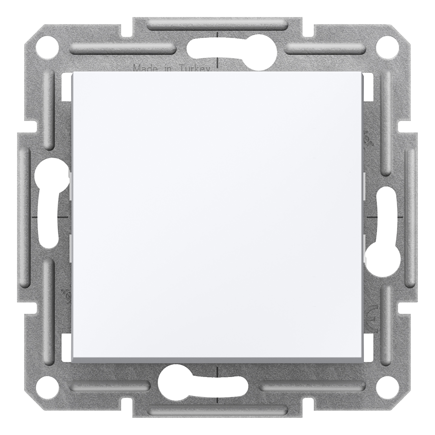 Schneider Electric flush-mounted two-way switch Asfora, white, EPH0470121 cover photo