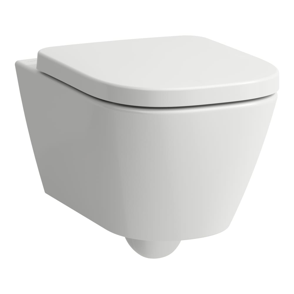 Laufen WC with SC Slim seat Meda Pro rimless, 360x540mm, wall mounted, white, H8661100000001 cover photo