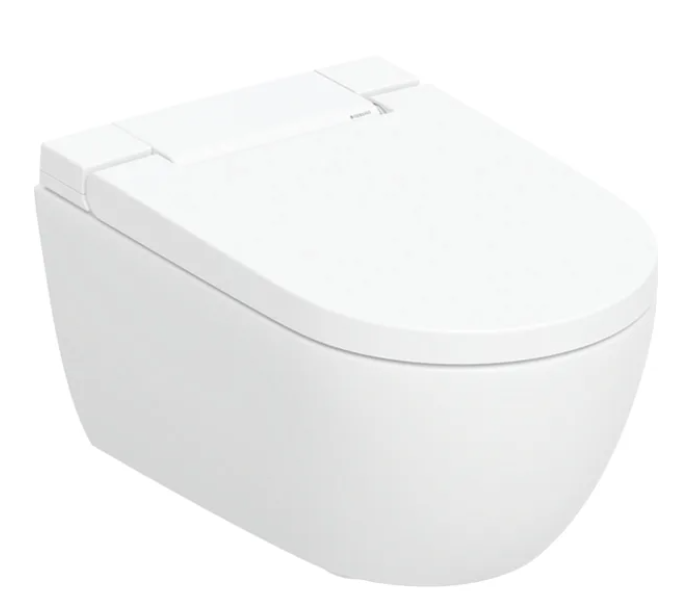 Geberit WC Aquaclean Alba, wall mounted, 375x565mm, with bidet function, white KeraTect, 146.350.01.1 cover photo