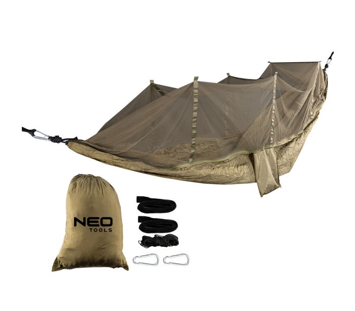 NEO hammock 330x140cm with mosquito net, 63-123 cover photo