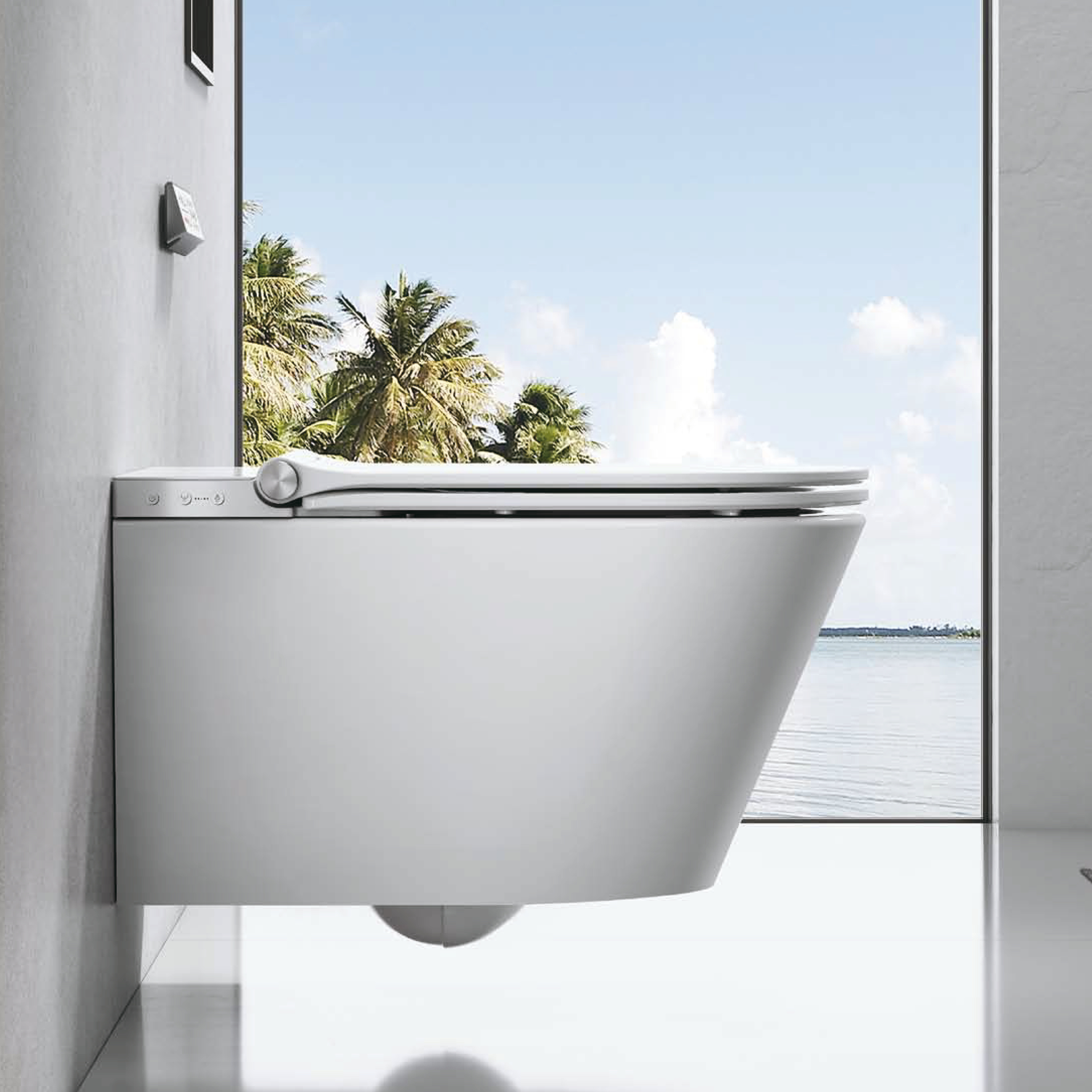 Vento WC Vento with multifunctional seat, wall-mounted Rimless, CH1088ZR cover photo