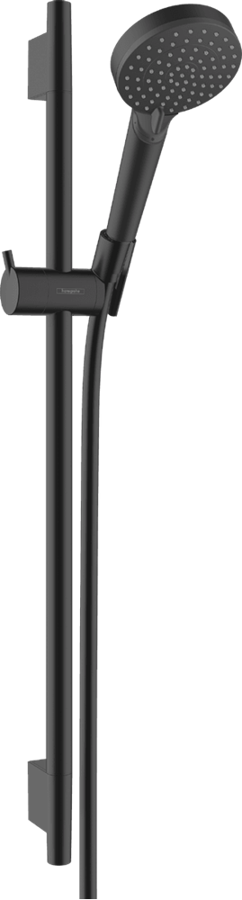 Hansgrohe Vernis Blend Vario 100 II shower set, EcoSmart, 650mm, 1600mm, matte black, 26423670 cover photo